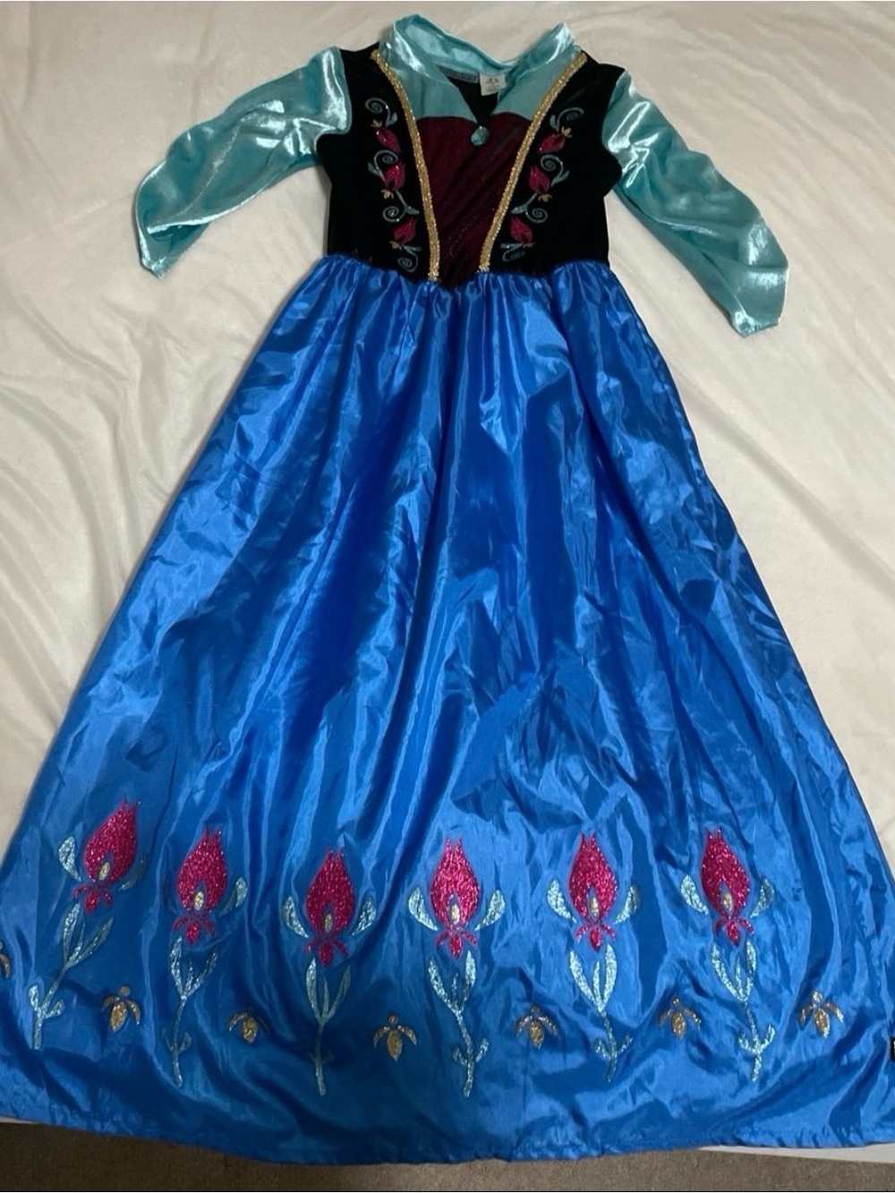 Girls Princess Anna Costume Dress